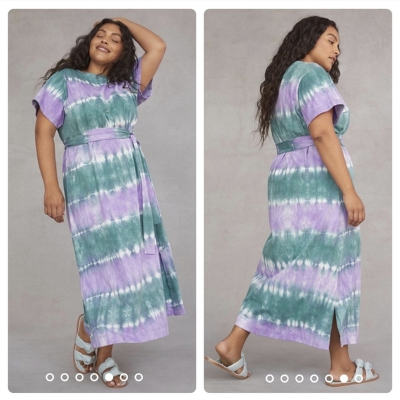Whit Two Tie Dye Maxi Dress - Picture 12 of 12